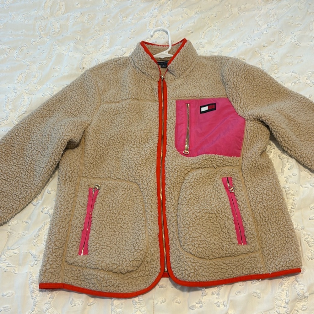 Tommy Hilfiger furry jacket, size medium